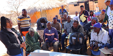 Community Seed Bank Training in Botswana