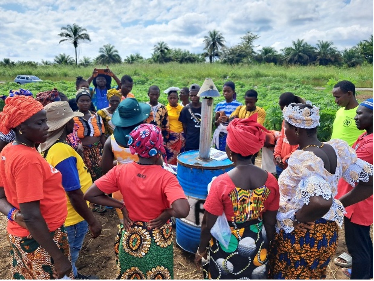 Biochar training – Sierra Leone
