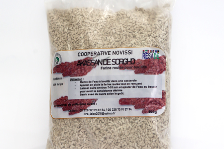 Sorghum akassan “rolled flour for porridge” Sorghum akassan “rolled flour for porridge”