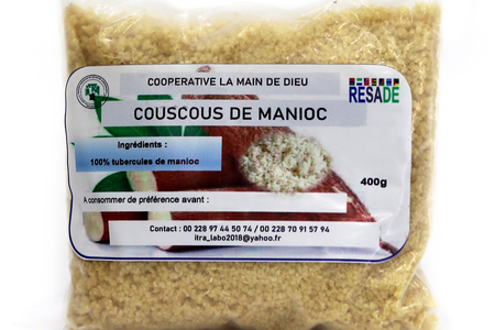 Cassava couscous Cassava couscous